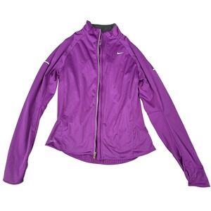 NIKE Dri-Fit Women's half-zip Golf /Running Fleece Lined Pullover M Thumb holes